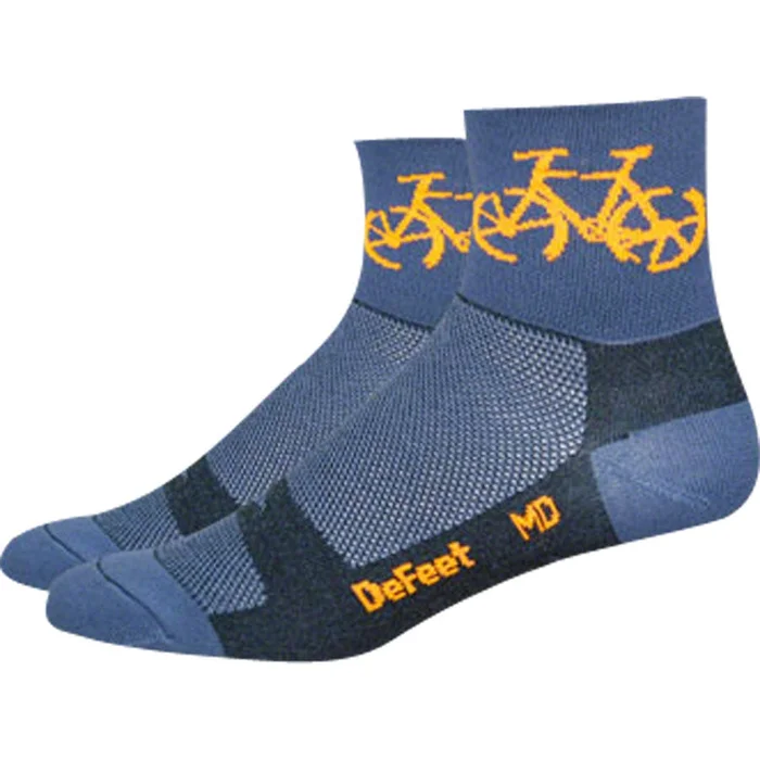 DeFeet Aireator Townee Bike Socks – Blue