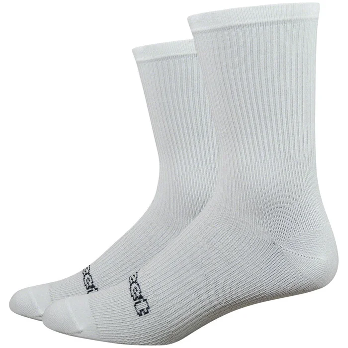 DeFeet Evo Classique Bike Socks – White