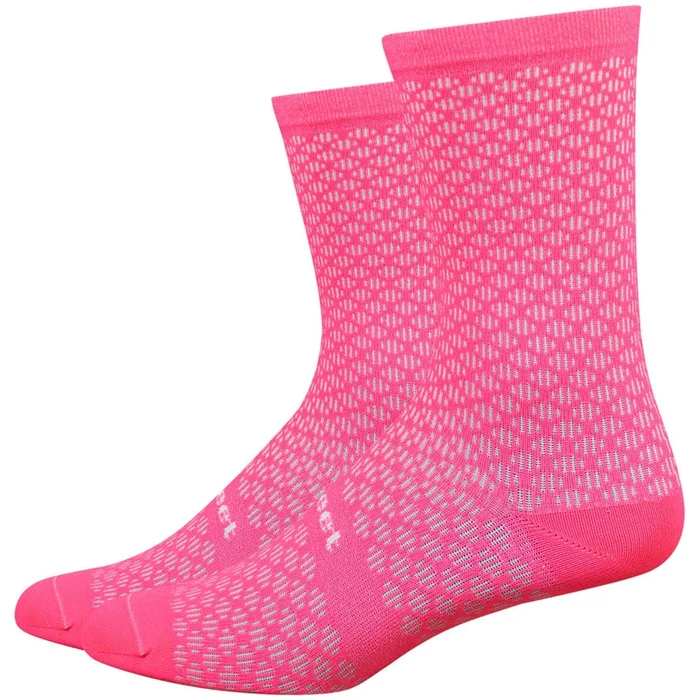 DeFeet Evo Mont Ventoux Bike Socks – Pink