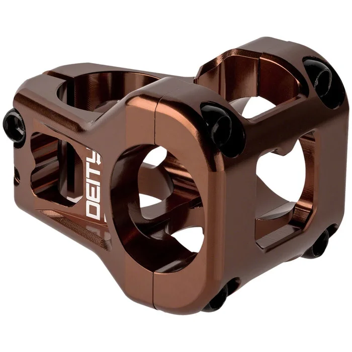 Deity Components Cavity Mountain Bike Stem – 31.8mm Clamp, +/-0, 1 1/8″, Bronze