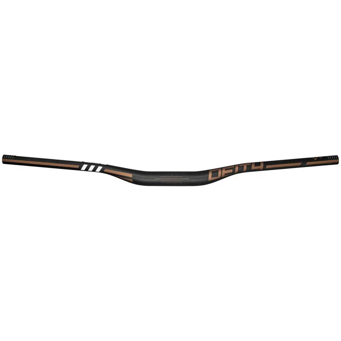 Deity Components Skywire 35 Handlebar: 15mm Rise, 800mm Width, 35mm Clamp, Black w/Bronze
