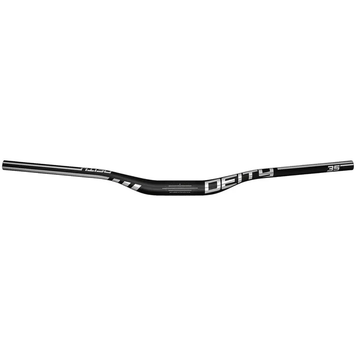 Deity Components Speedway 35 Handlebar – Carbon, 30mm Rise, 810mm Width, 35mm Clamp, Chrome