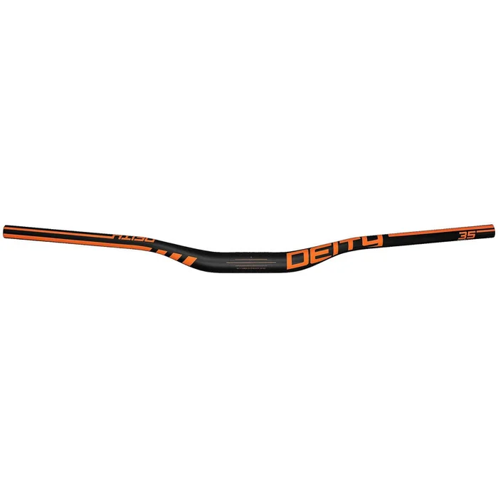 Deity Components Speedway 35mm Carbon MTB Handlebar – 30mm Rise, 810mm Width, 35mm Clamp, Orange