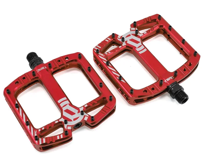 Deity TMAC Pedals (Red Anodized) (9/16″)