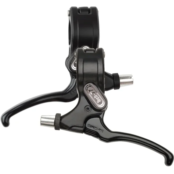 Diatech Tech-77 BMX Brake Levers Bundle Cold Forged Aluminum, Hinged Clamp, Two-Finger Design for Precision & Durability