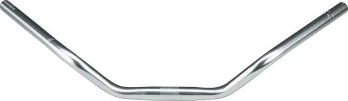 Dimension 25.4 Urban Cruiser Bar 600mm Wide 70mm Rise 50 ° Sweep Silver Aluminum