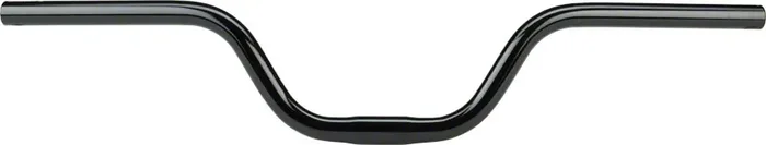 Dimension HighRise Bar 100mm Rise w/ 15d Sweep Width 660Black ISO4210 Tested