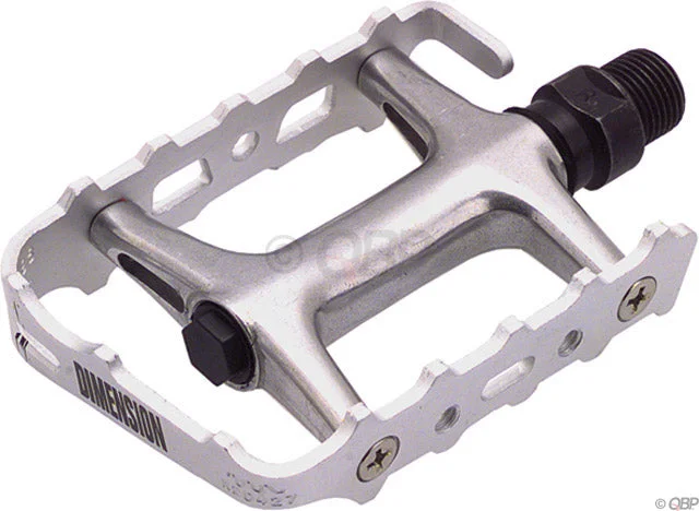 Dimension Mountain Pro Pedals – Platform Aluminum 9/16″ Silver
