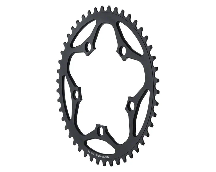 Dimension Single Speed Chainrings (Black) (3/32″) (Single) (110mm BCD) (42T)