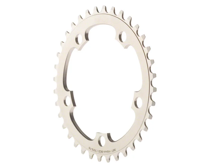 Dimension Single Speed Chainrings (Silver) (3/32″) (Single) (110mm BCD) (36T)