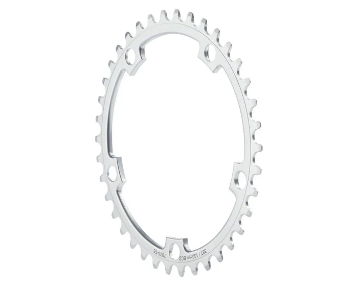 Dimension Single Speed Chainrings (Silver) (3/32″) (Single) (130mm BCD) (38T)