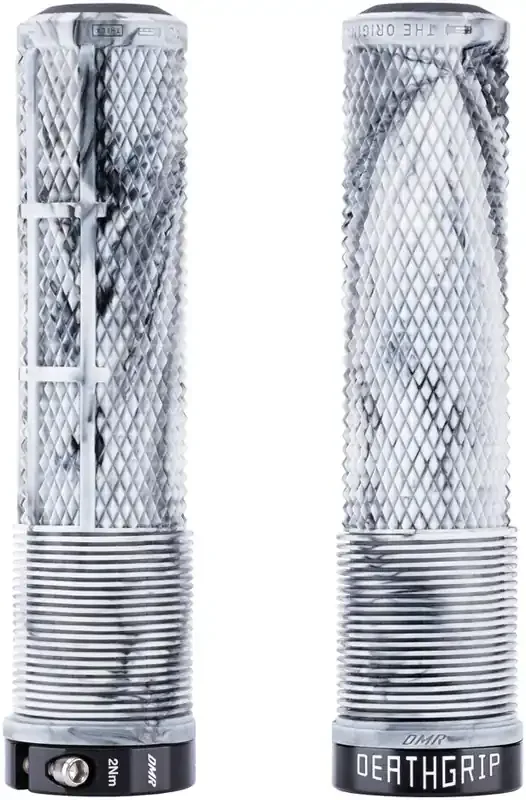 DMR DeathGrip 2 Flangeless Grips – Thick, Lock-On, Snow Camo