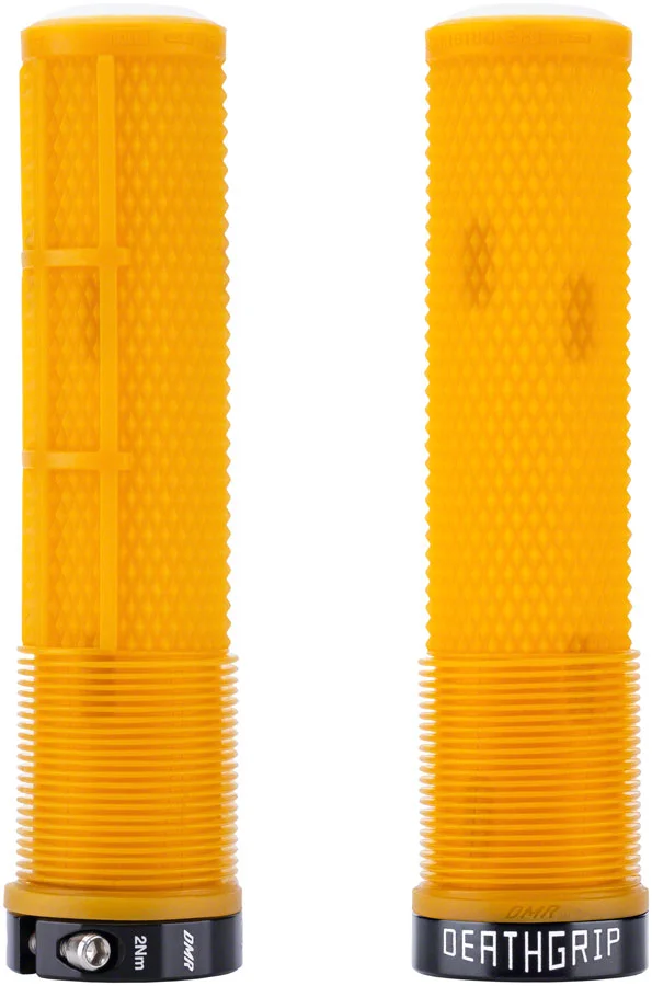 DMR DeathGrip 2 Flangeless Grips – Thin Lock-On Gum