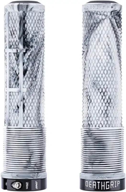 DMR DeathGrip 2 Flangeless Grips – Thin, Lock-On, Snow Camo