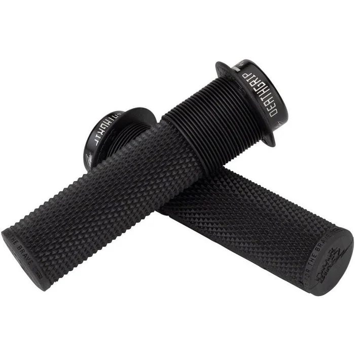 DMR DeathGrip Race Edition Grips – Thick Flanged Lock-On Black