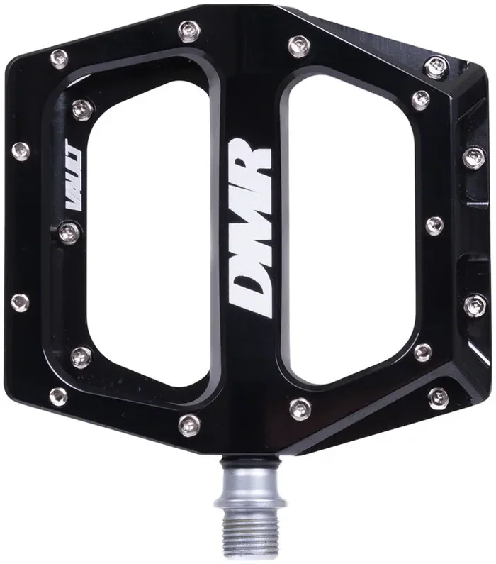 DMR Vault Platform Pedals 9/16″ Concave Alloy Body 22 Removable Pins Gloss Black