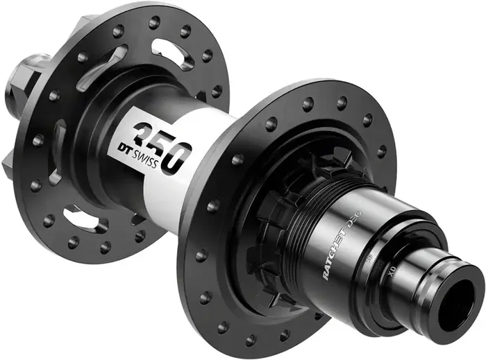 DT Swiss 350 DEG Rear Hub – 12 x 148mm, 6-Bolt, XD, Black, 28H, 72pt
