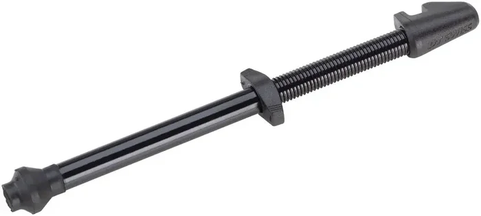DT Swiss Aluminum Tubeless Valve – MTB or Road, 66-80mm, Black, Single