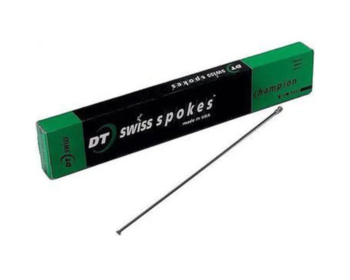 DT Swiss Champion Spokes (Black) (Straight Pull) (2.0/14G) (Box of 20) (290mm)