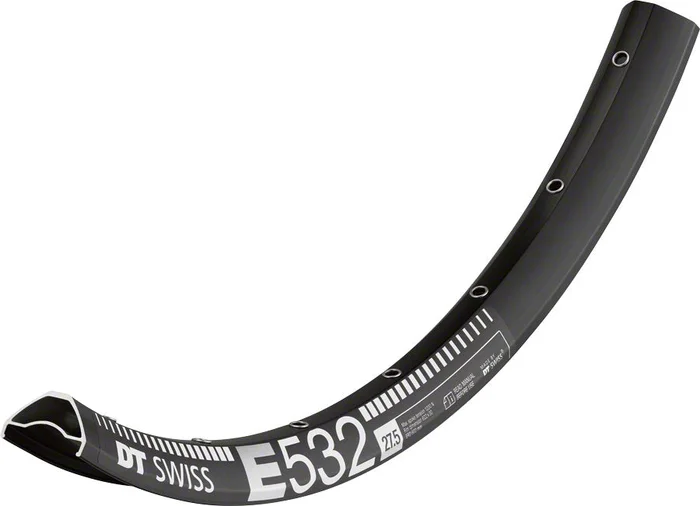 DT Swiss E 532 Rim – 27.5″ Disc Black 28H