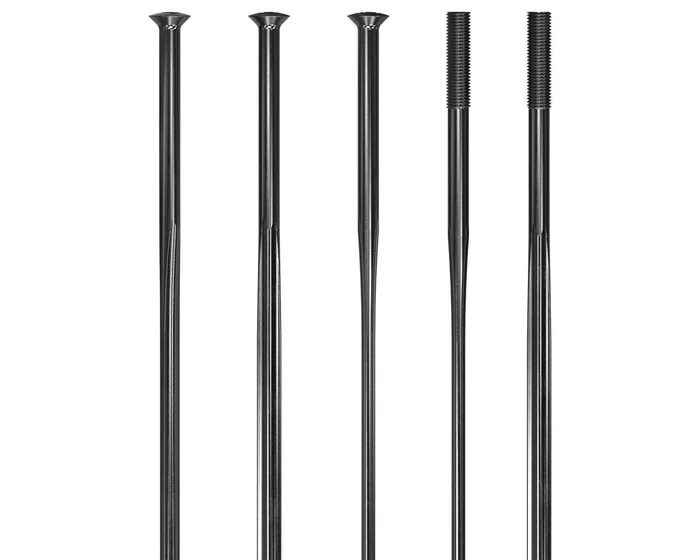 DT Swiss Revolite Bladed Spoke (Black) (Straight Pull) (Box of 20) (306mm)