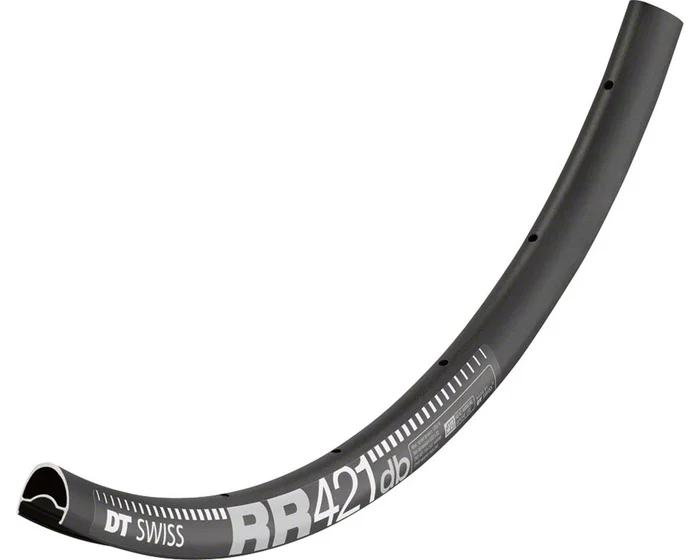 DT Swiss RR 421 Road Rim (Black) (Tubeless) (Disc Brake) (20mm Internal Width) (28H) (700c)