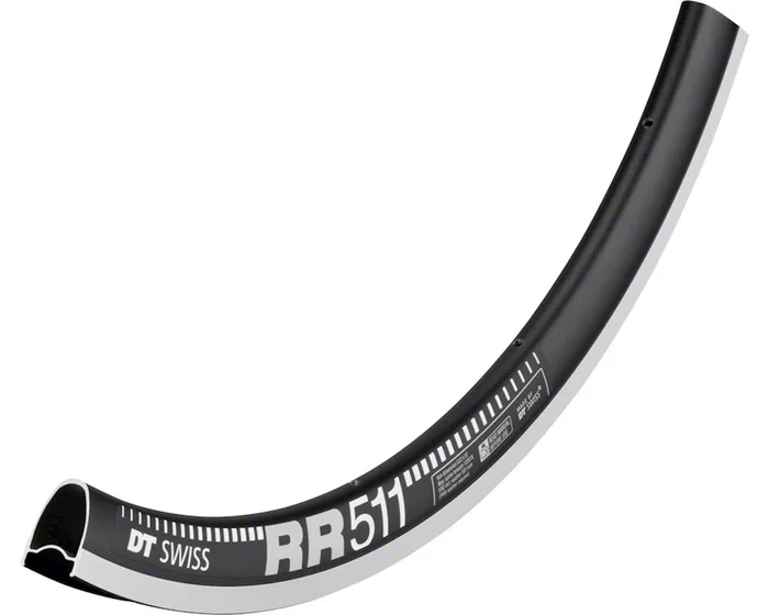 DT Swiss RR 511 Road Rim (Black) (Tubeless) (Rim Brake) (18mm Internal Width) (32H) (700c)