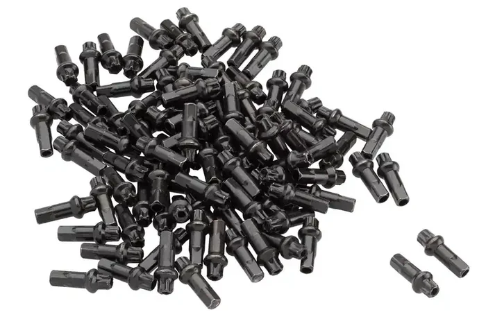 DT Swiss Squorx Pro Head Pro Lock Brass Nipples 2.0 x 15mm, Black, Box of 100