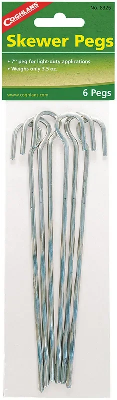 Durable Steel Tent Pegs Set with Mallet 7-inch Heavy-Duty Outdoor Camping Stakes for Secure Tent & Shelter Setup