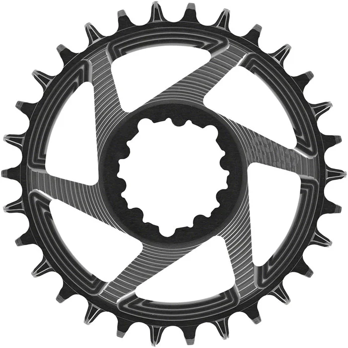 E*thirteen Helix R Chainring – 30t 11/12-Speed 3mm Offset SRAM 3-Bolt DM BLK