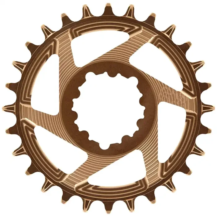 e*thirteen Helix R Guidering – 28t, 11/12-Speed, 3mm Offset, SRAM 3-Bolt DM, Bronze