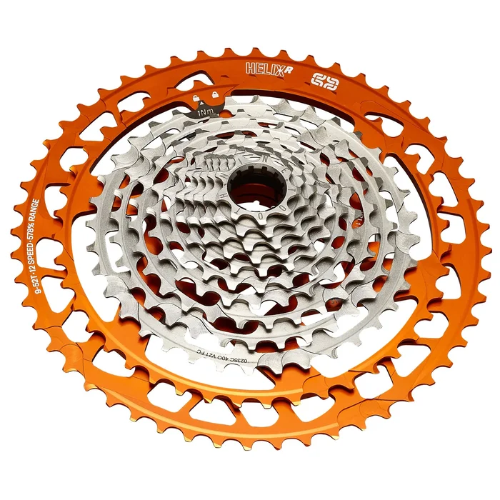 E*thirteen Helix Race Cassette – 12-Speed 9-52t Naranja