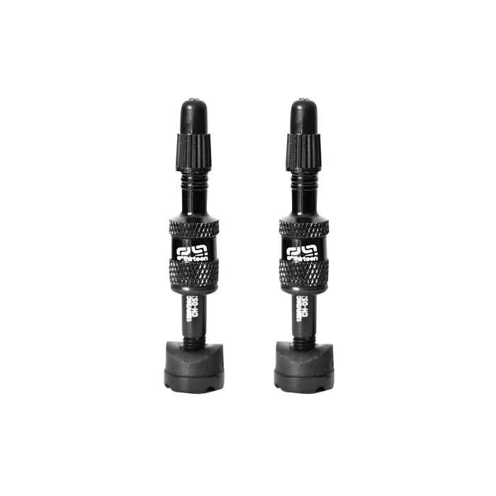 E*thirteen Quick Fill Tire Plasma Valves(19-23mm Rim) Pair – Blk