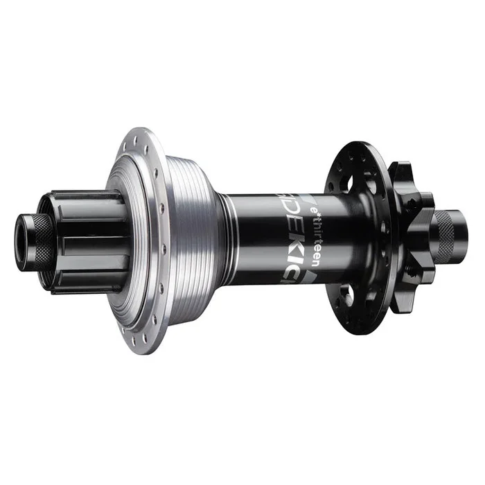 E*thirteen Sidekick Rear Hub – 12 x 148mm 6-Bolt XD BLK/Sterling Silver 28H