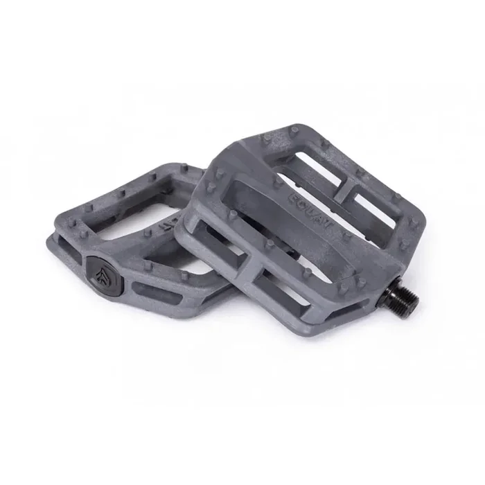 Eclat Centric Platform Pedals – Nylon Body, Cr-Mo Spindle, Wide Footprint, Removable Pins, Low Profile, BMX & Freestyle Bike Components