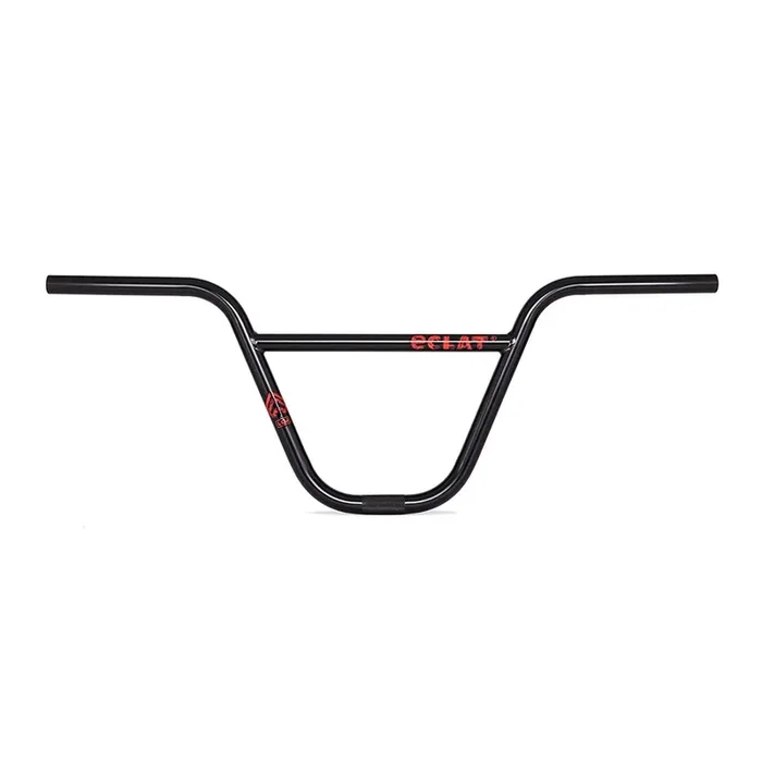 Eclat Controller Handlebar 22.2mm Clamp 9.75in Rise 11° Back Sweep Blk Steel BMX