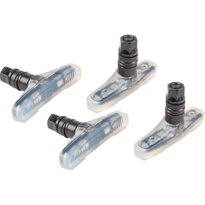 Eclat Force Brake Pads Bundle Forged Aluminum, Soft Rubber, Threaded Post, Caliper & U-Brake Compatible