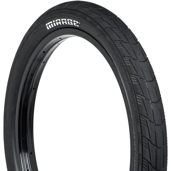 Eclat Mirage BMX Bike Tire – 20 x 2.45, Clincher, Black, 110tpi
