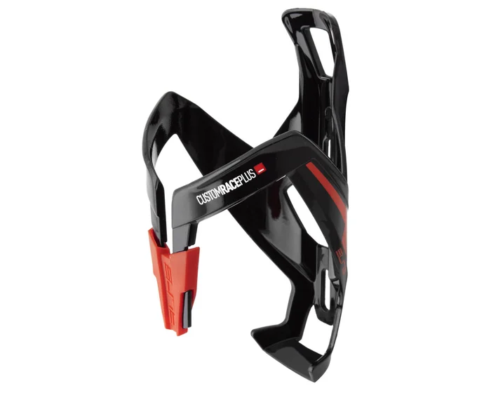 Elite Custom Race Plus Bottle Cage (Black/Red)