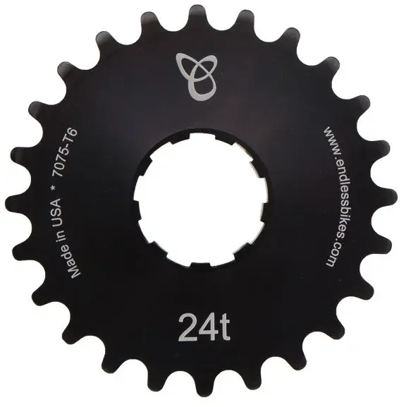 Endless Bike Kick Ass Cog, 24t – Black Ano