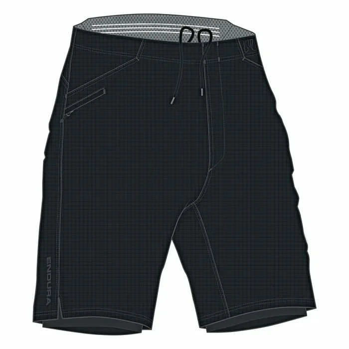 Endura Loop baggy short with liner, Black, XL