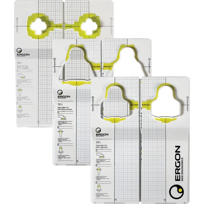 Ergon Cleat Fitting Tools Bundle for Shimano SPD, SPD-SL & Look KEO Precise Alignment & Pain-Free Pedaling