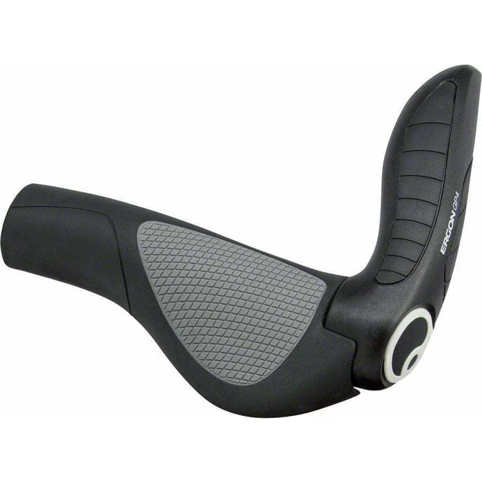 Ergon GP4 Grips – Black/Gray Lock-On Large
