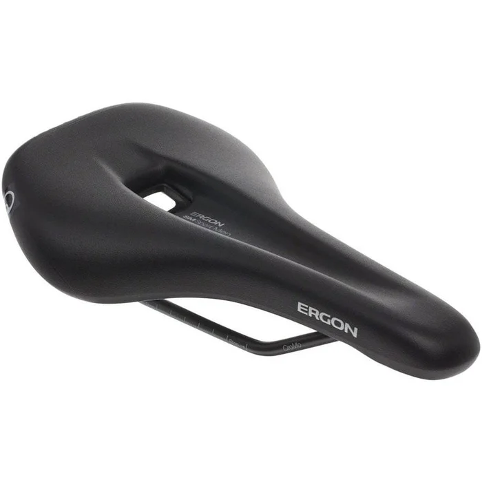 Ergon SM Sport Saddle – Chromoly Black Mens Medium/Large