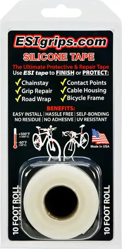 ESI Silicone Protective Tape 10‘ Roll Clear Non-Adhesive Consumers Roll