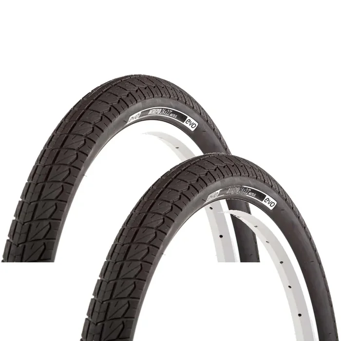 EVO Intrepid 20‘‘x1.95 Wire Clincher Bicycle Tires Durable, Fast-Rolling Grip for Urban & Commuter Cycling VRB-284