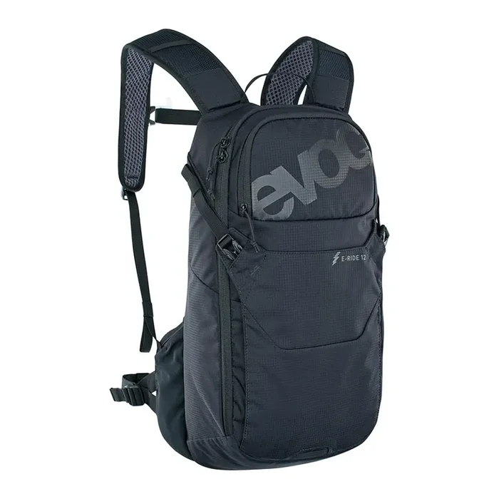 EVOC E-Ride 12 Hydration Bag, Volume 12L, Bladder Not included, Black