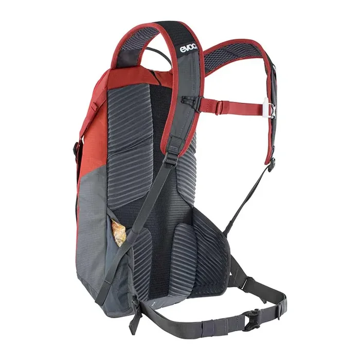 EVOC Ride 12 Hydration Bag Volume 12L, Bladder Included (2L), Chili Red/Carbon Grey