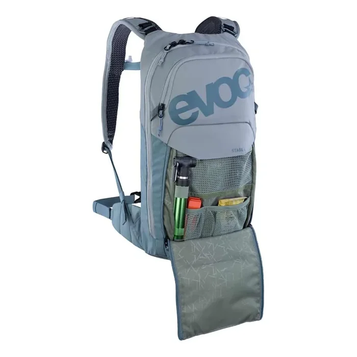 EVOC Stage 6 + 2L Bladder Hydration Bag, Volume 6L, Bladder Included (2L), Stone / Steel