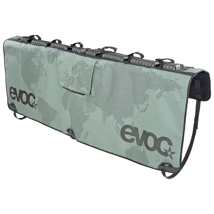 EVOC Tailgate Pad 136cm / 53.5‘‘ wide, for mid-sized trucks, Olive